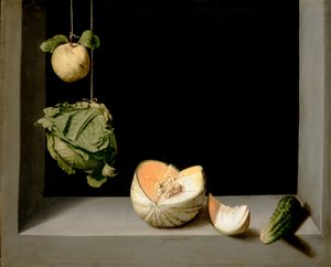 Quitte, Kohl, Melone und Gurke, ca. 1602